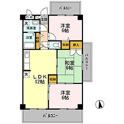 間取図画像 3LDK