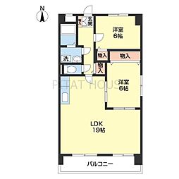 ステイくろだ 2LDKの間取図画像