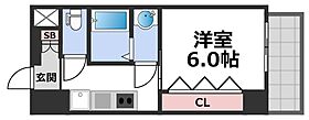 ＧＬＵＣＫ　ＭＡＩＳＯＮ　Ｓ－ＳＨＩＮＦＵＫＡＥ　13  ｜ 大阪府東大阪市足代北1丁目（賃貸マンション1K・7階・24.99㎡） その2