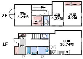 MISAWA　B棟  ｜ 大阪府大阪市中央区玉造2丁目17-8（賃貸アパート3LDK・1階・66.66㎡） その2