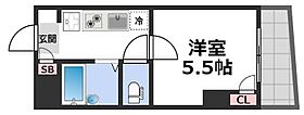 Ｕ-ro玉造  ｜ 大阪府大阪市東成区玉津2丁目1-2（賃貸マンション1K・7階・19.44㎡） その2