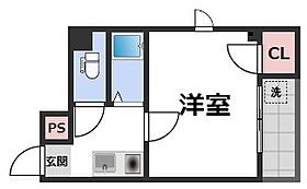 トラスティ夕陽ケ丘  ｜ 大阪府大阪市天王寺区四天王寺1丁目7-4（賃貸マンション1K・6階・18.60㎡） その2