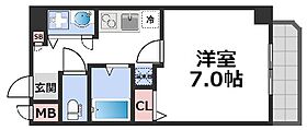 U-ro上六  ｜ 大阪府大阪市天王寺区細工谷1丁目4-29（賃貸マンション1K・4階・23.00㎡） その2