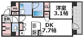 T・mission IN CRYSTAL OSAKA  ｜ 大阪府大阪市都島区片町1丁目2-14（賃貸マンション1DK・10階・30.84㎡） その2