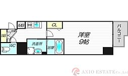 フェニックス新大阪 1Kの間取図画像