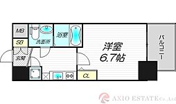 アドバンス新大阪ラシュレ 1Kの間取図画像