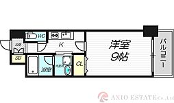 セレッソコート新大阪 1Kの間取図画像
