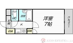 シャルム橋本3 1Kの間取図画像