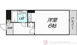 ライオンズマンション新大阪第3 ワンルームの間取図画像