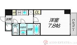 S-RESIDENCE新大阪駅前 1Kの間取図画像