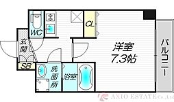 S-FORT新大阪イースト 1Kの間取図画像
