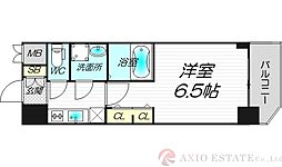 S-RESIDENCE新大阪Rish 1Kの間取図画像