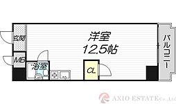 プロヴァンス ワンルームの間取図画像