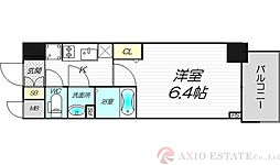 ArtizA淡路 1Kの間取図画像