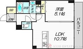 TOPAZ江坂  ｜ 大阪府吹田市垂水町3丁目36-27（賃貸マンション1LDK・5階・41.38㎡） その2