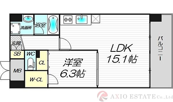 ア・ミュゼ新大阪 ｜大阪府大阪市淀川区西宮原2丁目(賃貸マンション1LDK・3階・50.70㎡)の写真 その2