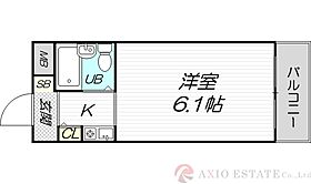 朝日プラザアクシス東淀川  ｜ 大阪府大阪市東淀川区菅原7丁目6-8（賃貸マンション1R・3階・16.26㎡） その2