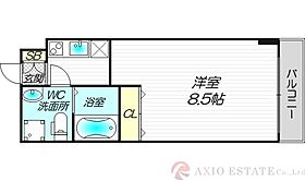 SERENiTE江坂四番館  ｜ 大阪府吹田市垂水町3丁目15-23（賃貸マンション1K・6階・24.89㎡） その2