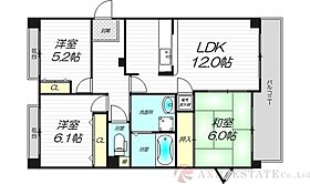 フリーフラット淡路  ｜ 大阪府大阪市東淀川区西淡路3丁目15-31（賃貸マンション3LDK・5階・71.70㎡） その2