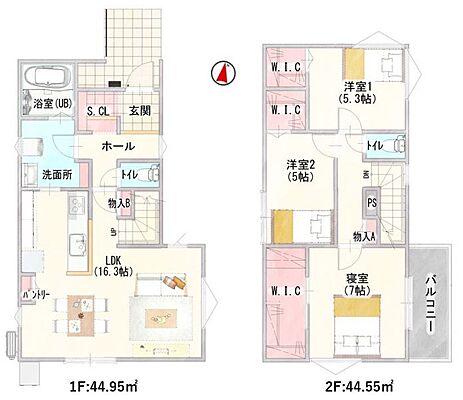 間取り 名古屋市北区会所町