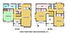 間取り：間取図4LDK+納戸のゆとりある間取。全居室6帖以上でご家族それぞれのプライベート空間も確保できます。