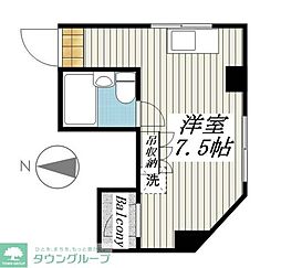メゾン・ド・オルム ワンルームの間取図画像