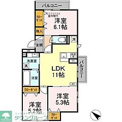 物件の間取り