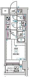 京王井の頭線 高井戸駅 徒歩10分の賃貸マンション 3階1Kの間取り