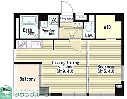 ＩＬ　ＲＩＳＯ 3階1LDKの間取り