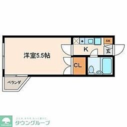 間取図画像 1K