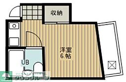 ベル・ブリーズ ワンルームの間取図画像