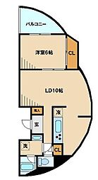 ル・パティオ瀬田 1LDKの間取図画像