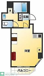 パインヒルガーデン ワンルームの間取図画像