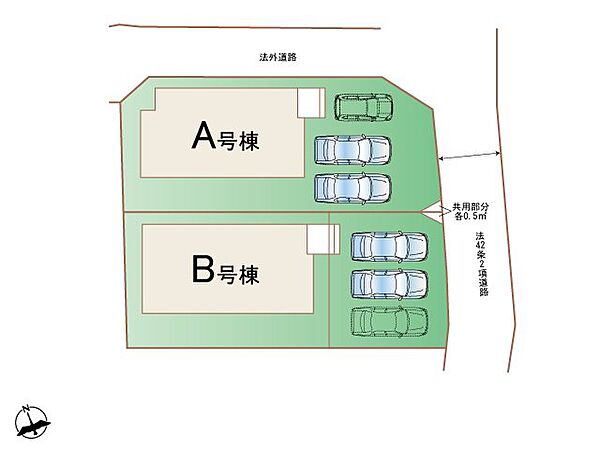 駐車場を拡大表示
