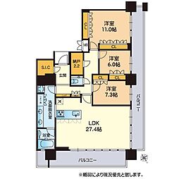 間取図画像 3SLDK
