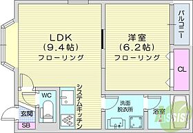 ローズマンション  ｜ 北海道札幌市北区新川西一条3丁目（賃貸アパート1LDK・2階・35.64㎡） その2