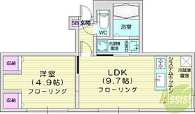 パールドブルム花川  ｜ 北海道石狩市花川南三条3丁目（賃貸マンション1LDK・1階・31.86㎡） その2