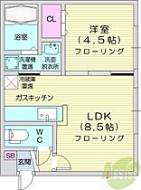 北海道札幌市東区北三十三条東12丁目（賃貸マンション1LDK・2階・30.07㎡） その2