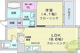 クラッセ大通り東  ｜ 北海道札幌市中央区大通東8丁目（賃貸マンション1LDK・10階・31.92㎡） その2