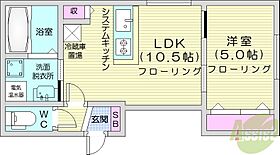 北海道札幌市北区北二十一条西3丁目（賃貸マンション1LDK・3階・35.13㎡） その2