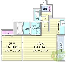 BLAST麻生  ｜ 北海道札幌市北区麻生町6丁目（賃貸マンション1LDK・4階・36.00㎡） その2