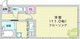 麻生TYコート  ｜ 北海道札幌市北区麻生町3丁目（賃貸マンション1K・4階・38.50㎡） その2