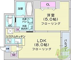 北海道札幌市北区北二十一条西4丁目1-20（賃貸マンション1LDK・8階・30.70㎡） その2