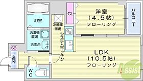 フランセレジデンシア　リシェス南麻生  ｜ 北海道札幌市北区北三十一条西2丁目（賃貸マンション1LDK・8階・33.30㎡） その2