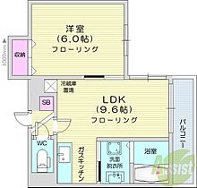 北海道札幌市東区北二十二条東16丁目（賃貸マンション1LDK・5階・30.60㎡） その2