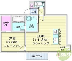 タウンハウス山鼻  ｜ 北海道札幌市中央区南十七条西13丁目（賃貸アパート1LDK・1階・34.18㎡） その2