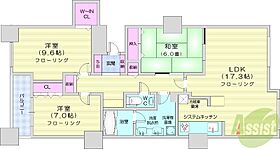 アパタワーズ札幌大通公園  ｜ 北海道札幌市中央区南三条西9丁目998-3（賃貸マンション3LDK・19階・96.18㎡） その2