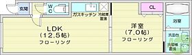 北海道札幌市東区本町一条7丁目（賃貸アパート1LDK・1階・38.84㎡） その2