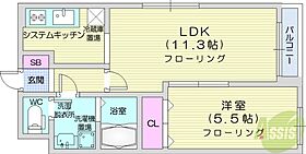 北海道札幌市東区北二十四条東4丁目（賃貸マンション1LDK・1階・39.60㎡） その2