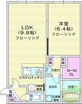 I-IIIURASANDO  ｜ 北海道札幌市中央区南五条西27丁目（賃貸マンション1LDK・3階・34.56㎡） その2